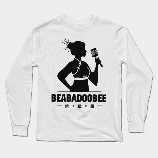 "Beabadoobee" Minimalistic design of an Chinese Singer Long Sleeve T-Shirt by SimpliPrinter